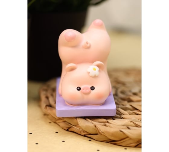 Подставка под телефон/планшет iLikeGift «Pig», purple BB2333-02