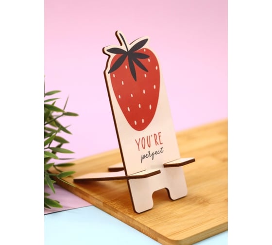Подставка под телефон/планшет iLikeGift «Strawberry» 16033