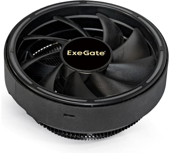 Кулер ExeGate DarkMagic EE126A-RGBAl, черное покрытие, LGA775/1150/1151/1155/1156/1200/1700/AM2/AM2+/AM3/AM3 +/AM4/AM5/FM1/FM2 754939940, TDP100W, Fan120mm, 1800RPM, Hydrobearing, 3pin, 18db 286155 1