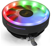 Кулер ExeGate DarkMagic EE126R-PWM.RGBAl, черное покрытие, LGA775/1150/1151/1155/1156/1200/1700/AM2/AM2+/AM3/AM3+/AM4/AM5/FM1/FM2754939940, TDP100W, Fan120mm, PWM, 900-2000RPM, Hydrobearing 286157