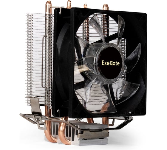 Кулер ExeGate Wizard EXX200-PWM.BLUEAl+Cu, 2 тепловые трубки, LGA775/1150/1151/1155/1156/1200/1700/AM2/AM2+/AM3/AM3+/AM4/AM5/FM1/FM2754939940, TDP95W, Fan90mm, PWM, 800-2400RPM, Hydrobearing 286297