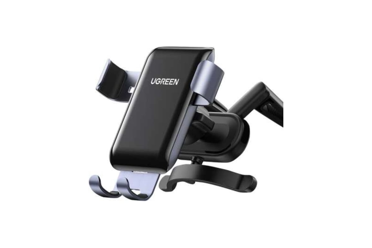 Подставка-держатель Ugreen LP274 (30401) Gravity Phone Holder for Round Air  Vent для круглых вентиляционных решеток авто. Цвет: серый 30401_ - выгодная  цена, отзывы, характеристики, фото - купить в Москве и РФ