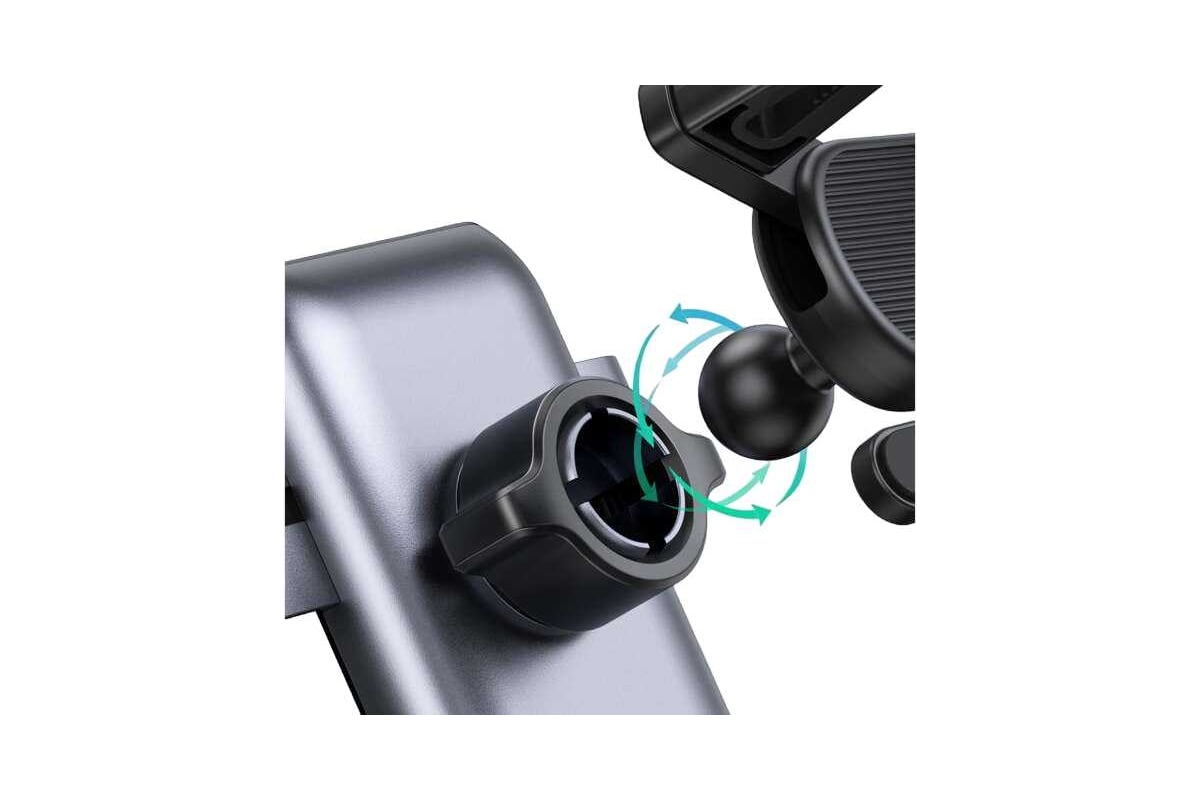 Подставка-держатель Ugreen LP274 (30401) Gravity Phone Holder for Round Air  Vent для круглых вентиляционных решеток авто. Цвет: серый 30401_ - выгодная  цена, отзывы, характеристики, фото - купить в Москве и РФ