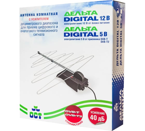 Комнатная антенна Дельта Digital К131А.03.01 5V 14860