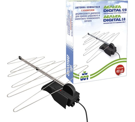 Комнатная антенна Дельта Digital К131А.03.01 5V 14860