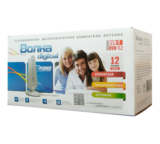 Комнатная антенна Рэмо BAS-5102-DX ВОЛНА DIGITAL 9393