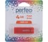 USB-flash Perfeo C04 4GB, Red 30008107 4