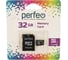 Карта памяти Perfeo microSD, 32GB, Class 10, с адаптером 30007691 1