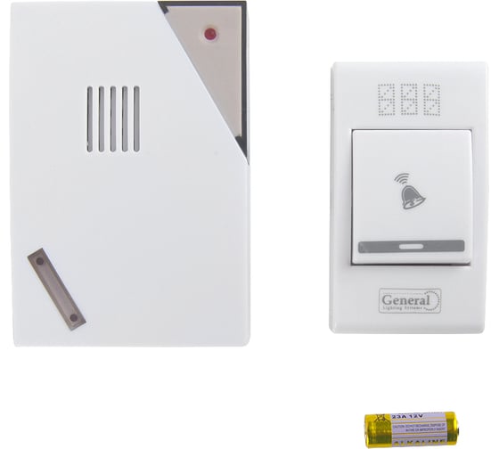 Звонок беспроводной General Lighting Systems GDB-B-003 на батарейках 800654