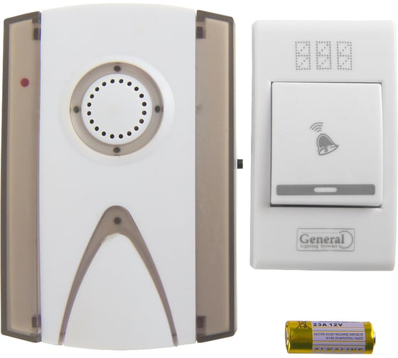 Звонок беспроводной General Lighting Systems GDB-B-002 на батарейках 800653