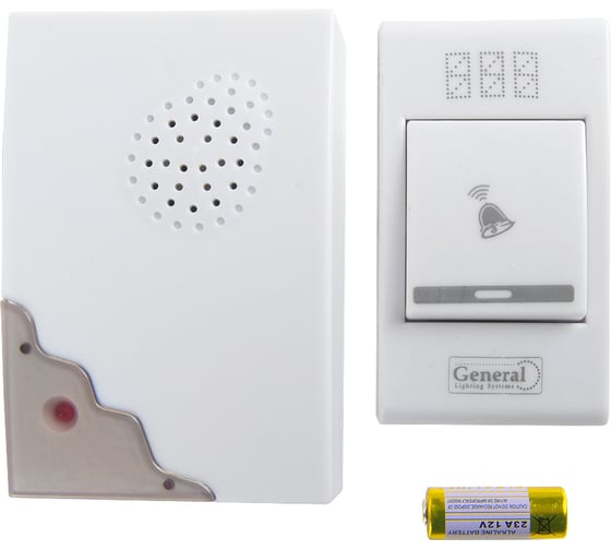 Звонок беспроводной General Lighting Systems GDB-B-004 на батарейках 800655