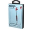 Внутриканальные bluetooth наушники Perfeo WINGS чёрно-красные 30012883 2