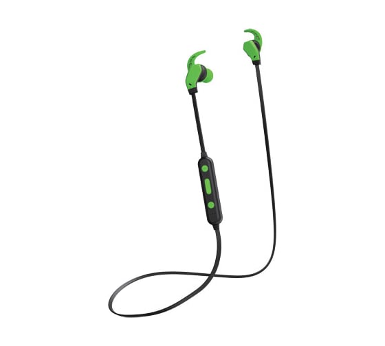 Внутриканальные bluetooth наушники Perfeo WINGS чёрно-зеленые 30012882