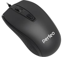 Оптическая мышь Perfeo PROFIL, 4 кнопки, USB, чёрная 30008631