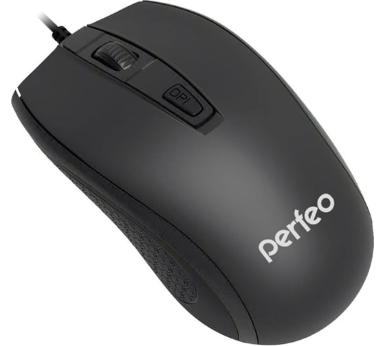 Оптическая мышь Perfeo PROFIL, 4 кнопки, USB, чёрная 30008631