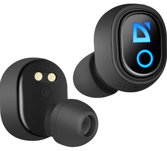 Беспроводная гарнитура DEFENDER Twins 639, TWS, PB, Bluetooth, черный 63639 1