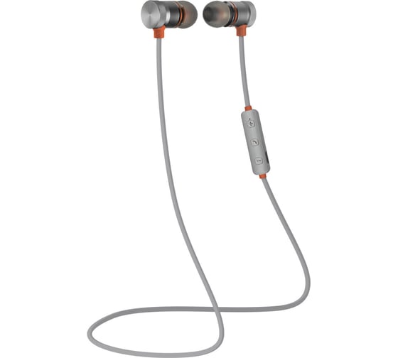 Беспроводная гарнитура DEFENDER OutFit, B710, черный+оранжевый, Bluetooth 63712