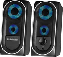 Акустическая 2.0 система DEFENDER Solar 2 8Вт, подсветка, питание от USB 65402