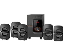 Акустическая 5.1 система DEFENDER Cinema 52, 52Вт, BT/FM/MP3/SD/USB/LED/RC 65152