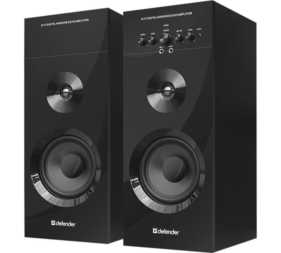 Акустическая 2.0 система DEFENDER Mercury, 60BT, 60Вт, Bluetooth, Karaoke, 230В 65760