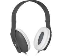 Гарнитура для смартфонов DEFENDER Fancy, 440, серый, кабель 1.2м 63440