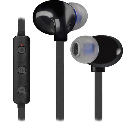 Беспроводная гарнитура DEFENDER FreeMotion, B655, черный, вставки, Bluetooth 63655