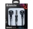 Наушники вставки DEFENDER Basic, 609, черный+белый 63609 5