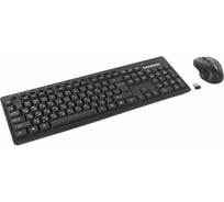 Набор беспроводной SONNEN K-648 клавиатура 117 клавиш + мышь 4 кнопки 1600 dpi черный 513208