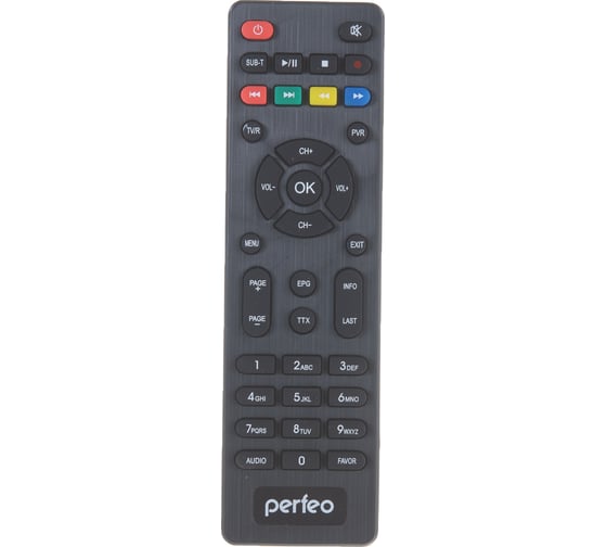 Пульт дистанционного управления Perfeo для DVB-T2 приставок STREAM, STREAM-2 30013442
