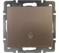 Кнопка звонка Lezard RAIN цв. бронза матовый 703-3188-103