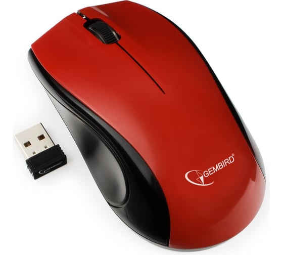 Беспроводная мышь Gembird MUSW-320-R