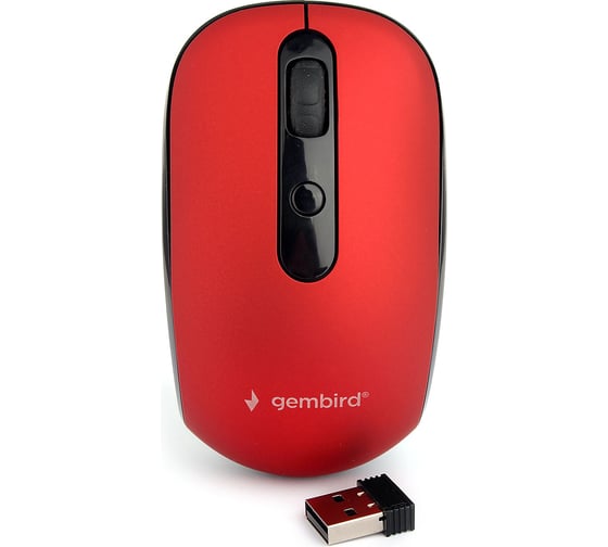 Беспроводная мышь Gembird MUSW-355-R