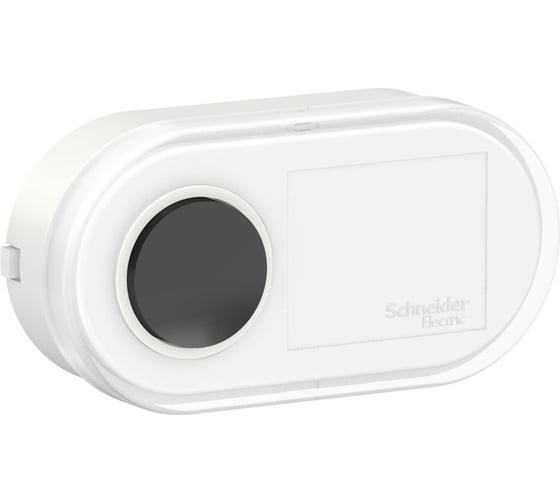 1-клавишная проводная кнопка звонка Systeme Electric BLANCA, открытой установки, 0.4А, 250В, белый BLNKA000011