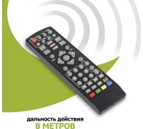 Пульт REXANT универсальный, для DVB-T2, с функцией управления телевизором, RX-DVB-014 38-0014