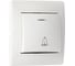 Кнопка звонка с индикатором Smartbuy Венера 10А, белая SBE-01w-10-B1-1 2