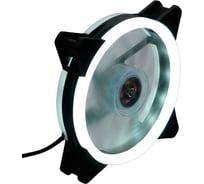 Вентилятор с подсветкой Gembird 120x120x25, гидродин., 3pin/4pin Molex, провод 35см, белый, D12025S12L-W