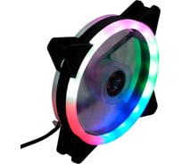 Вентилятор с подсветкой Gembird 120x120x25, гидродин., 3pin/4pin Molex, провод 35см, цветной, D12025S12L-CF