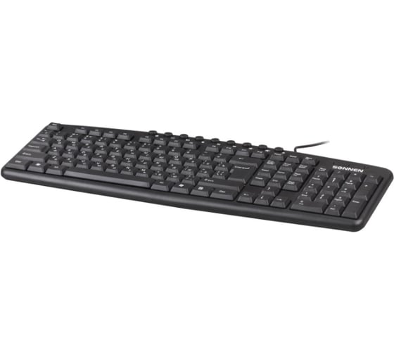 Клавиатура SONNEN KB-8137 проводная, USB 512652