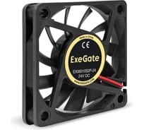 Вентилятор ExeGate 24В DC EX06010S2P-24 60x60x10 мм, Sleeve bearing подшипник скольжения , 2pin, 3000RPM, 24.1dBA 295203