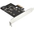 Переходник для установки SSD M.2 B key и M key в слот PCI-E ExeGate EXE-509 M.2 B key - SATA + M.2 M Key - PCI-E x4, 283713 1