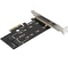 Переходник для установки SSD M.2 B key и M key в слот PCI-E ExeGate EXE-509 M.2 B key - SATA + M.2 M Key - PCI-E x4, 283713 2