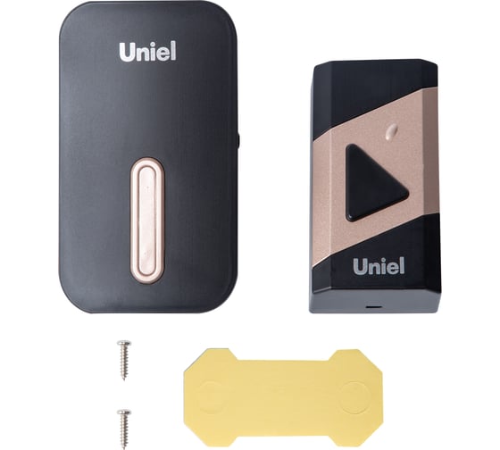 Звонок беспроводной Uniel UDB-095W-R1T1-38S-BL/GL UL-00011370