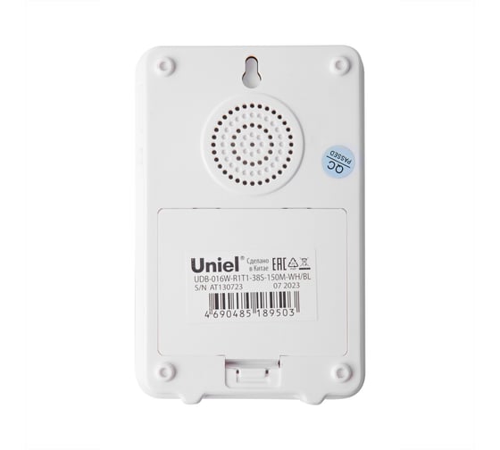 Беспроводной звонок Uniel UDB-016W-R1T1-38S-150M-WH/BL UL-00011371
