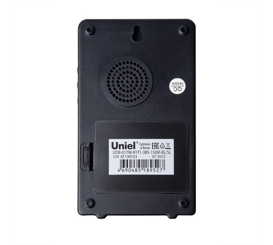 Беспроводной звонок Uniel UDB-017W-R1T1-38S-150M-BL/SL UL-00011374