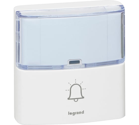 Комплект беспроводного звонка Legrand Премиум 30 рингтонов, дальность 200 м, цвет белый 094270