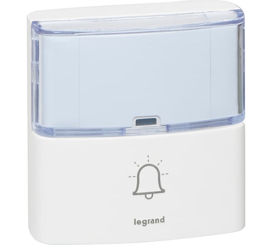 Комплект беспроводного звонка Legrand Премиум 30 рингтонов, дальность 200 м, цвет белый, дополнительный звонок Комфорт с питанием от сети 220В 094272