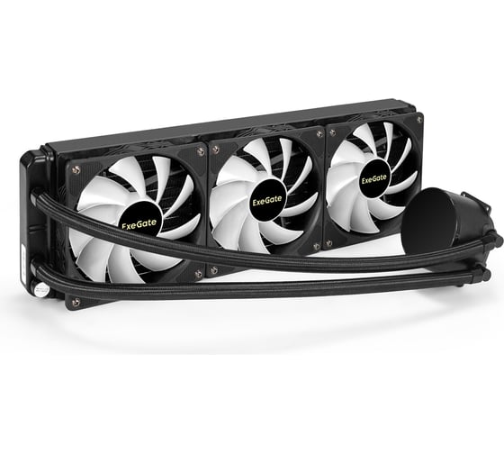 Комплект водяного охлаждения ExeGate BlackWater-360.PWM.RGB RGB подсветка, LGA2066/2011/1366/1150/1151/1155/1156/1200/1700/1851/AM4/AM5/FM1/FM2/FM2+/AM2/AM2+ 297325