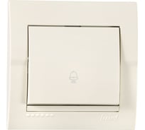 Кнопка звонка Lezard DERIY крем 702-0303-103