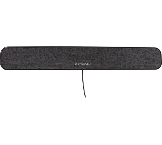 Активная комнатная антенна KROMAX FLAT TV FLAT-17 black