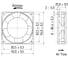 Осевой вентилятор на подшипнике качения Sweko SFAN-Q9225-AC-220V-BB 2